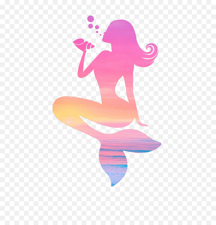 Mermaid - Silhouette Transparent Background Mermaid Png,Mermaid Transparent Background