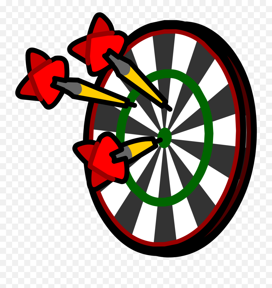 Download Hd Dart Board Sprite 006 - Dart Board Clip Art Png,Dart Png