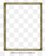 Antique Gold Vintage Frame 4 By Ekduncan Eveyd - Picture png