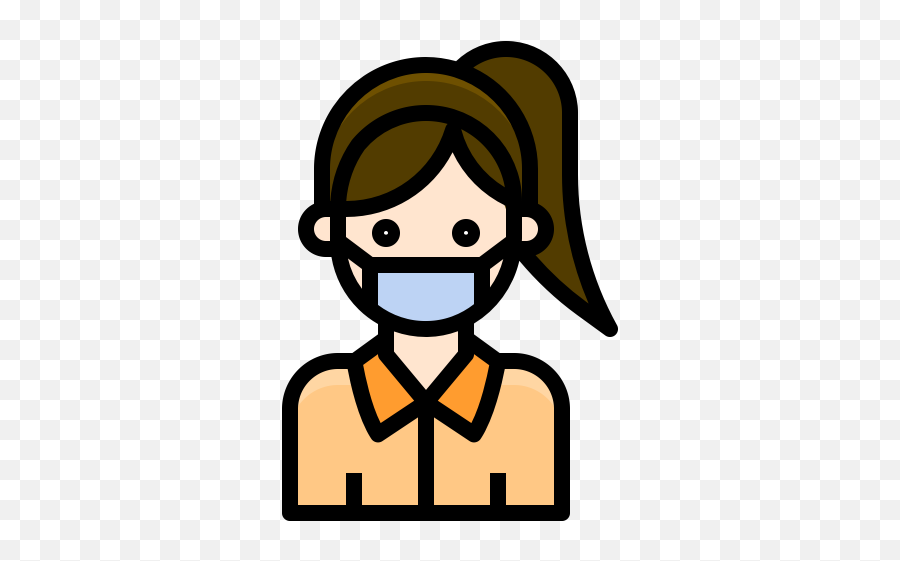 Coronavirus Awareness Icons - Mask Clip Art Free Png,Cartoon Png