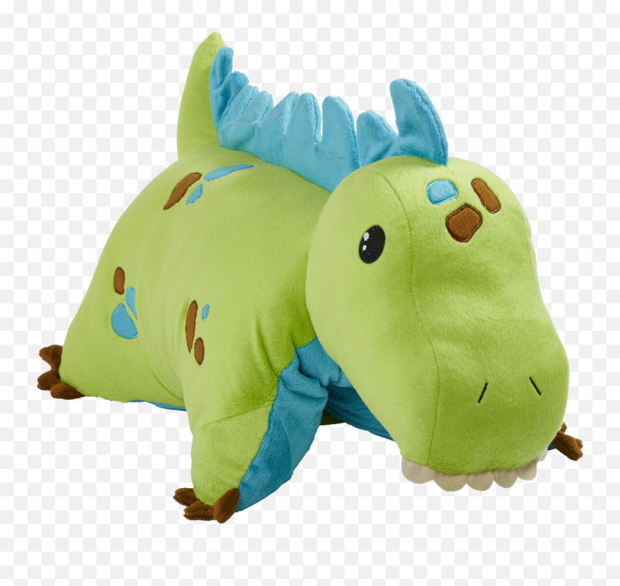 Pillow Pets 18 Green Dinosaur Stuffed Animal Plush Toy Pet - Dinosaur Pillow Pet Png,Stuffed Animal Png