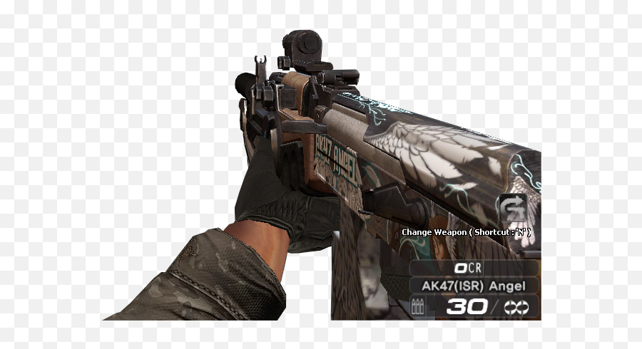 Download Ak 47 Isr Angel Firstperson First Person Png - 47 Png