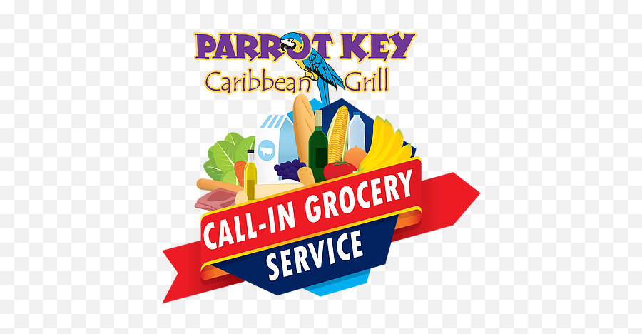 Groceries To Go Parrot Key - Parrot Key Caribbean Grill Png,Groceries Png
