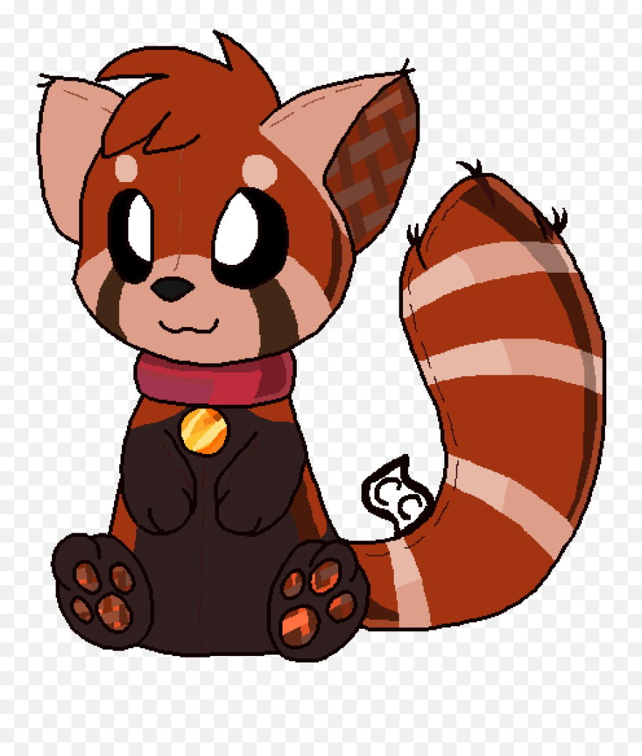 Pixilart - Red Panda Giant Drawing Png,Red Panda Transparent