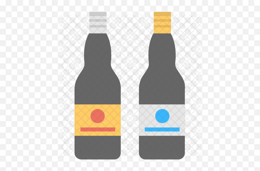 Alcohol Bottles Icon Of Flat Style - Bottle Store Png Logo,Alcohol Bottles Png