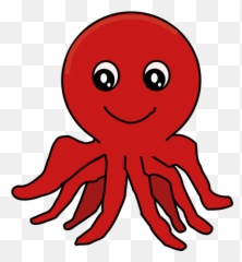Red - Cartoonoctopus Download Free Clip Art Images U0026 Graphics Octopus Clipart Png,Octopus Png