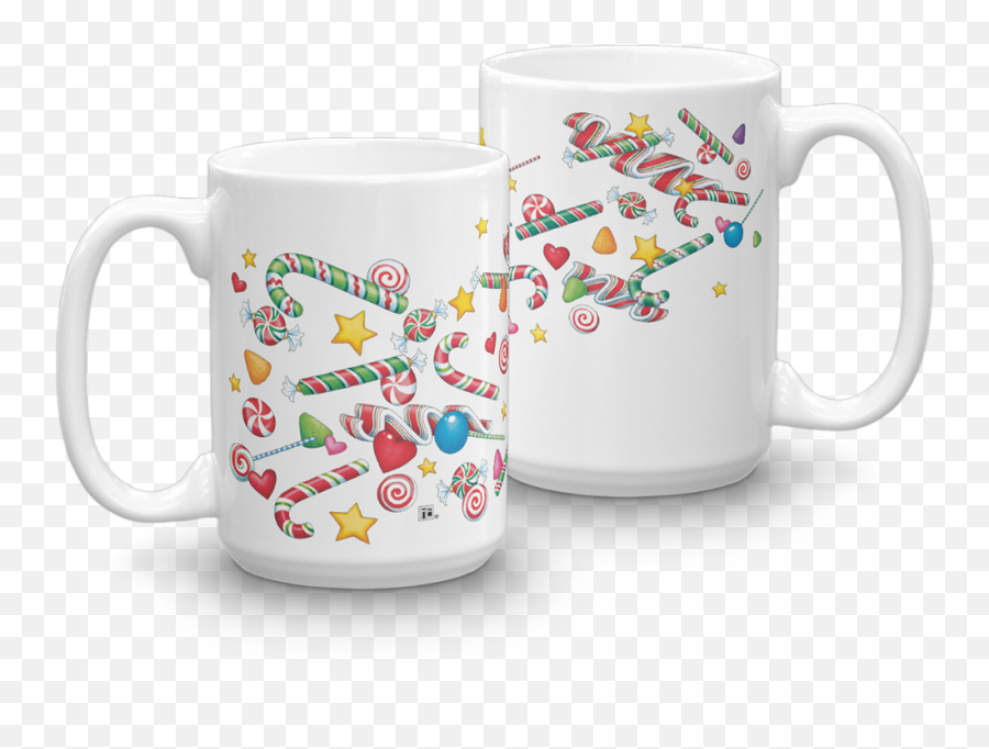 Christmas Candy Mug - Coffee Cup Highresolution Png Coffee Cup,Coffe Mug Png