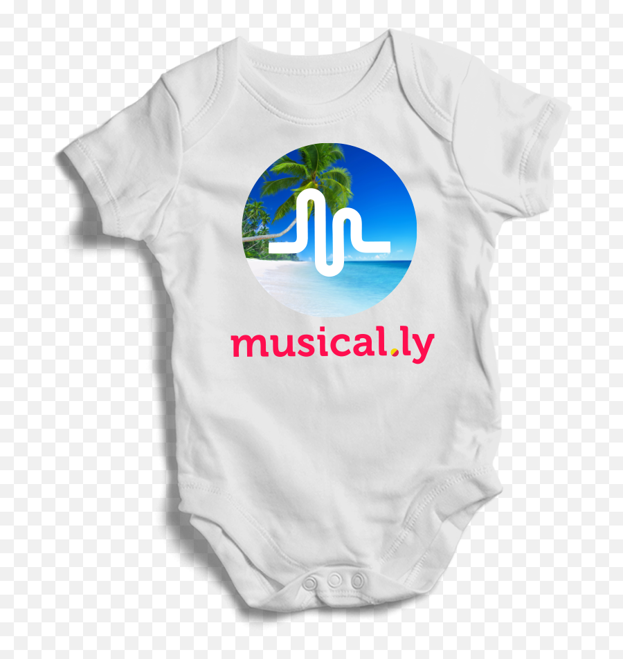 Musically Tik Tok Fan Premium Baby Bodysuit - One Direction Baby Clothes Png,Musical Ly Png