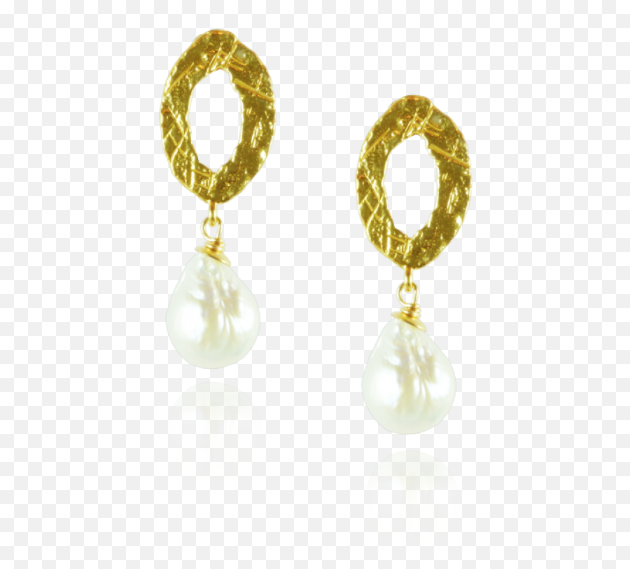 White Pearls Png - Gold And White Pearl Drop Earrings Earrings,Pearls Png