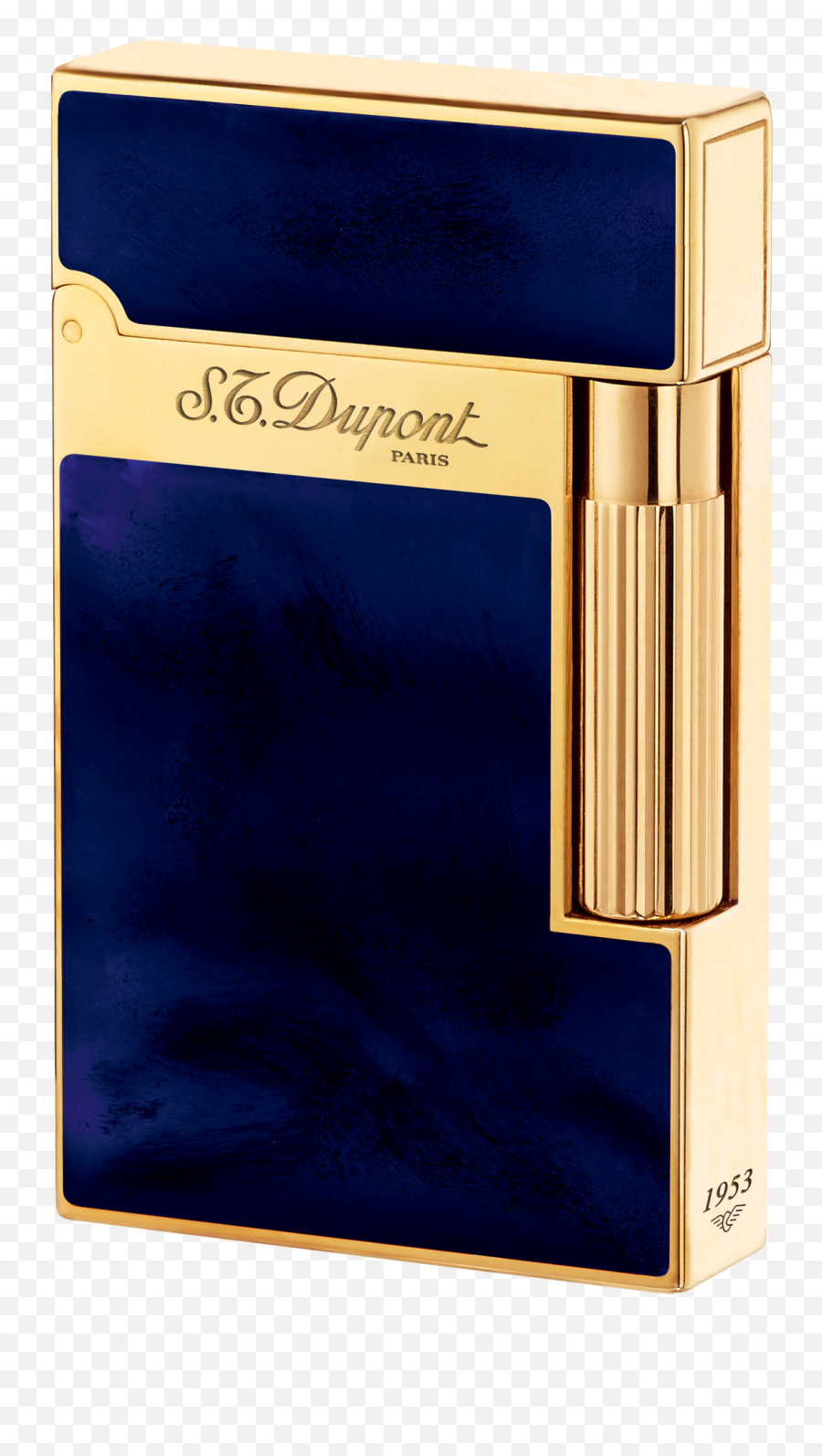 Yellow Gold Finish Natural Lacquer Lighter - St Dupont 016134 Png,Blue Rectangle Png