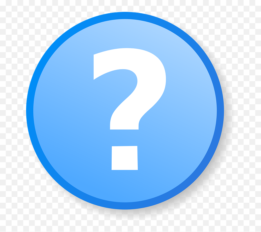 Question Mark Circle - Blue Question Mark Icon Png,Question Mark Logo
