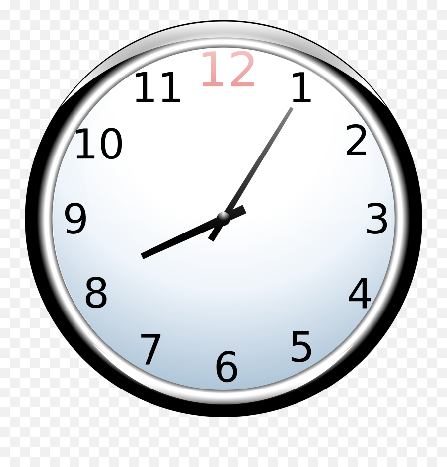 Clock 8 05 Jpg Royalty Free Library Png - 4 3 Aspect Ratio,Clock Clipart Transparent
