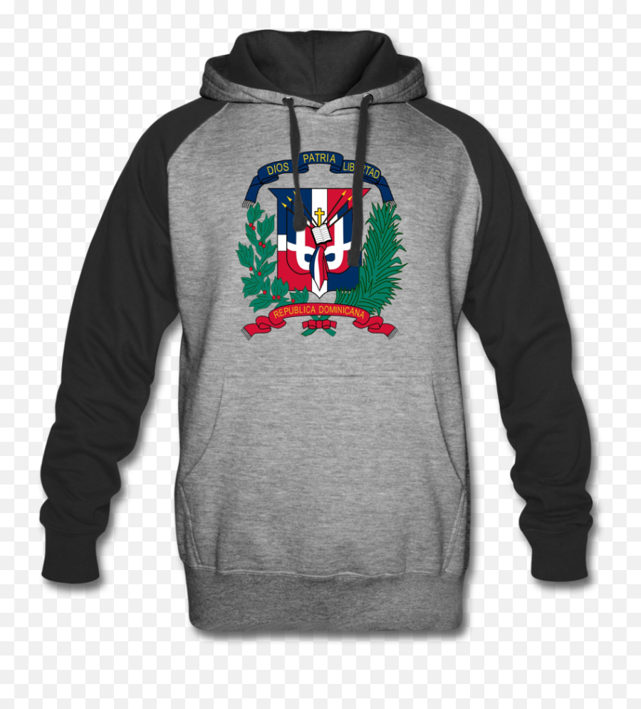 Dominican Republic Hoodie - Dominican Republic Coat Of Arms Png,Dominican Flag Png
