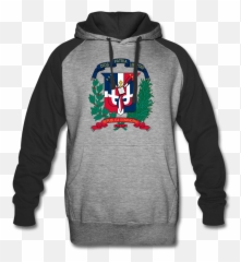 Dominican Republic Hoodie - Dominican Republic Coat Of Arms Png,Dominican Flag Png