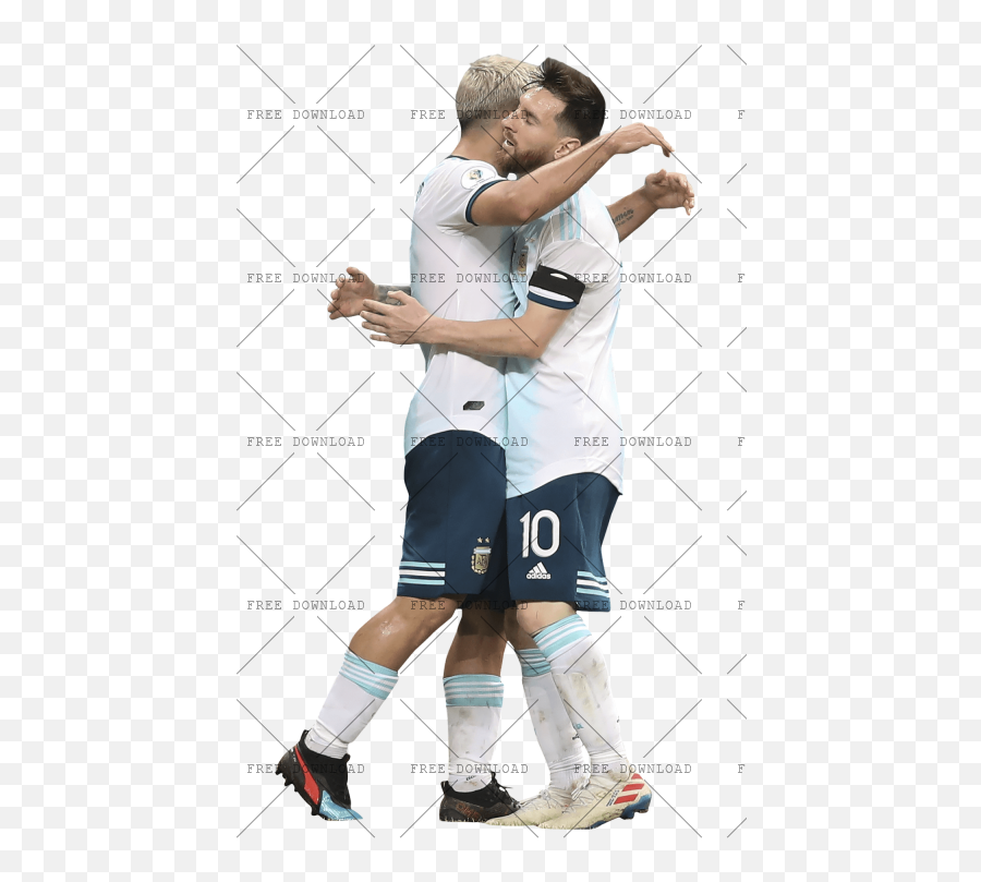 Sergio Aguero Png Image With Transparent Background - Photo Aguero Messi Png,Hug Png