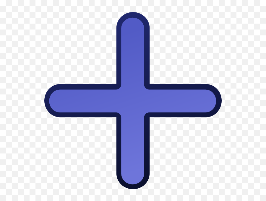Blue Cross Clip Art - Vector Clip Art Online Plus Sign Clipart Png,Blue Cross Png