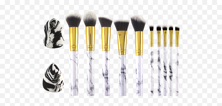 Makeup Brushes Png - Makeup Brush Set,Makeup Brush Png
