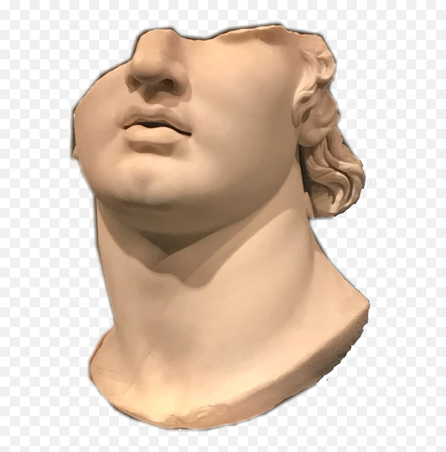 Sculpture Transparent Png Image - Vaporwave Roman Bust Png,Vaporwave Statue Png