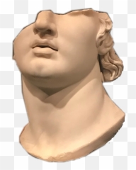 Sculpture Transparent Png Image - Vaporwave Roman Bust