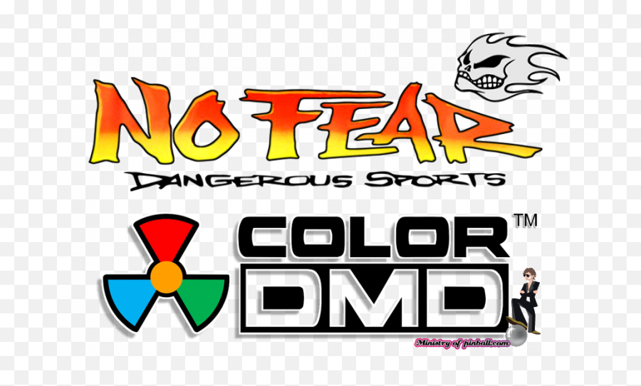 No Fear Colordmd Ministry Of Pinball - No Fear Dangerous Sports Logo Png,No Fear Logo