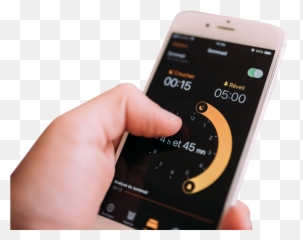 Setting Alarm Clock - Setting An Alarm Phone Transparent PNG