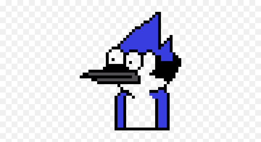 Mordecai - Pixel Art Yin And Yang Grid Png,Mordecai Png