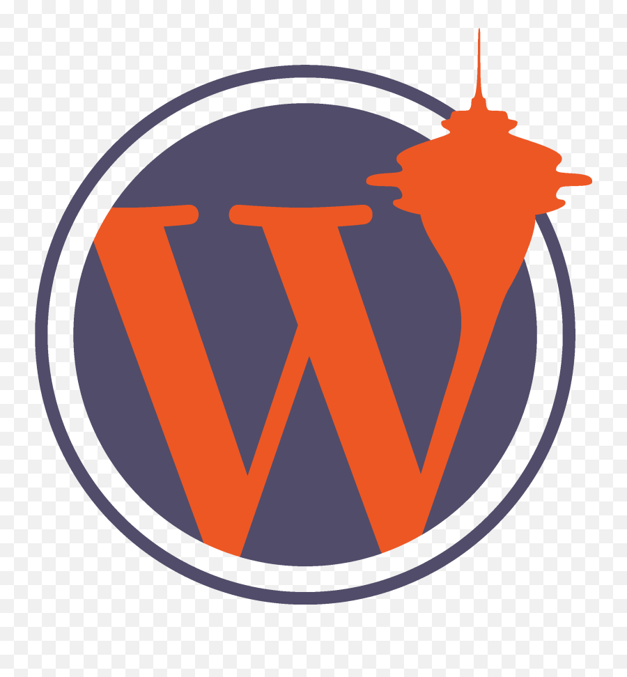 Seattle Wordpress Community - Logo Cms Wordpress Png,Space Needle Logo