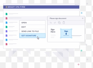 Esignature Integrated Secure File Sharing Software - Esignature Link png