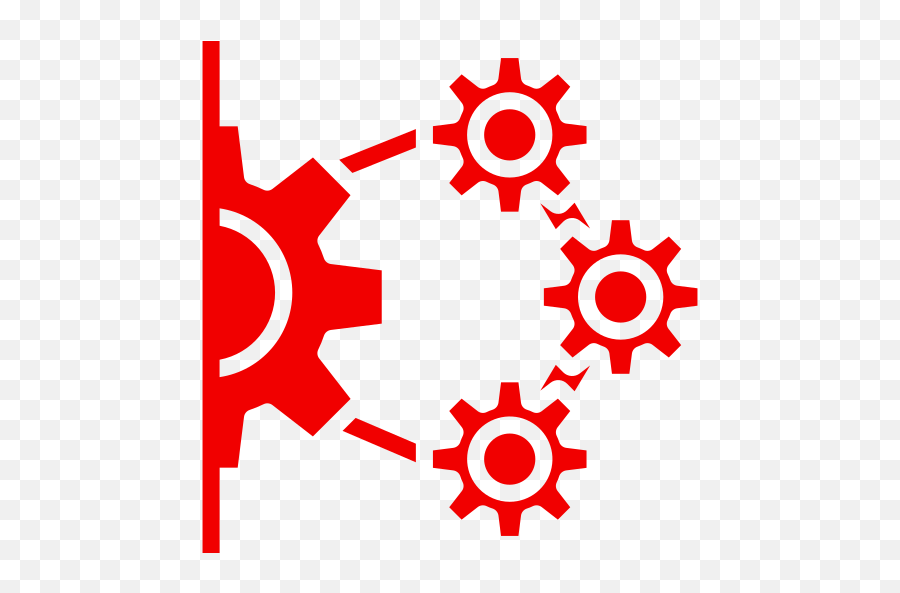 Data Integration Red Icon Png Bi - directional Icon