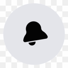 Notifications Bell Icon Flat - Transparent PNG u0026 SVG vector file Ghanta