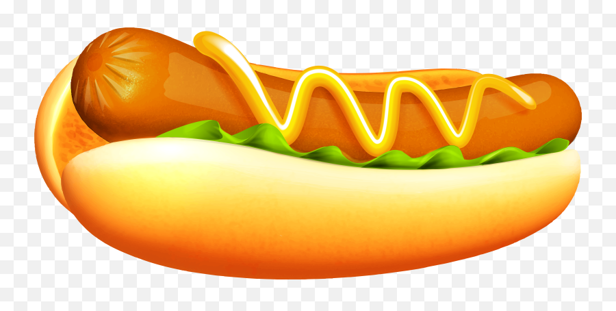 Download Hot Hamburger Dog Transparent Sausage Free - Hot Dog Clipart Png,Sausage Transparent
