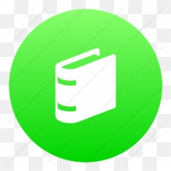 Iconsetc Flat Circle White Ios Neon Green Gradient - Vertical png