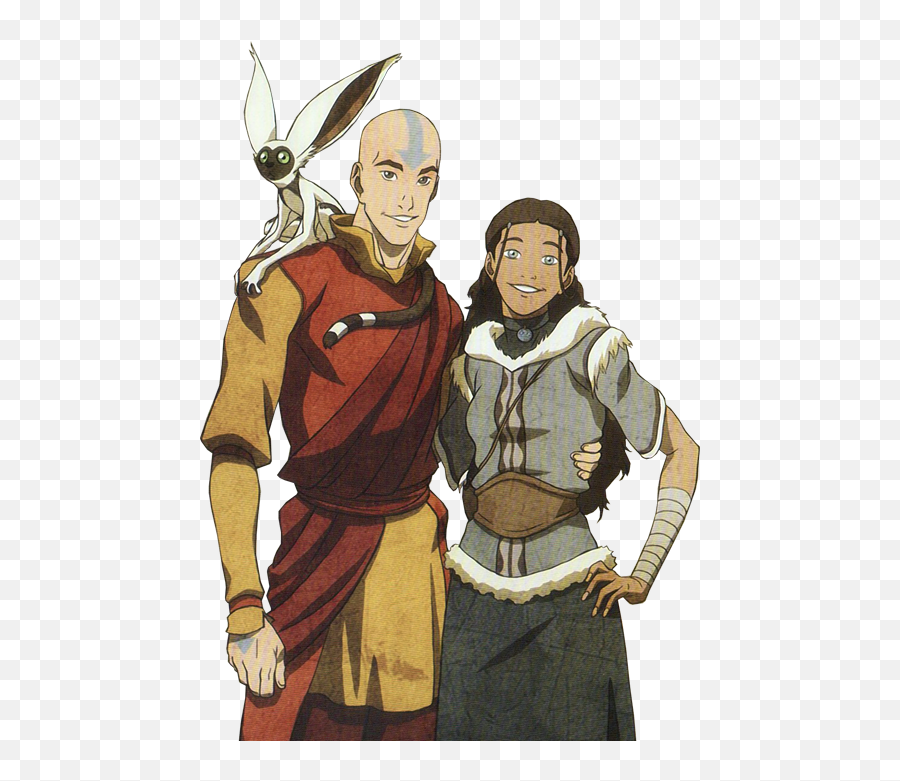By Me Aang Avatar Atla Katara Blog - Aang And Katara Legend Of Korra Png,Aang Png