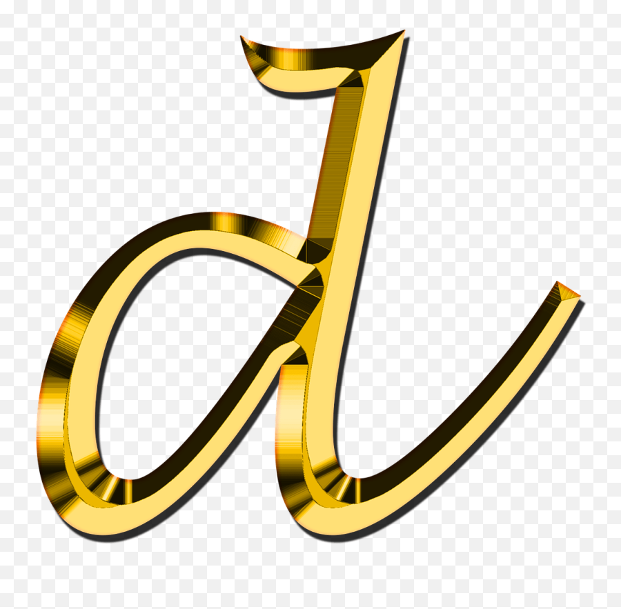 D Letter Png Transparent Images - Golden Letter A Png,Letter Png