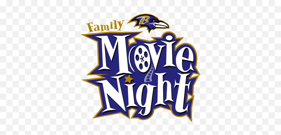 Download Ravens Family Movie Night - Family Movie Night Clipart Png,Ravens Logo Transparent