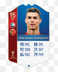 Download Cristiano Ronaldo Fifa 18 World Cup Icons - Carta 19 png
