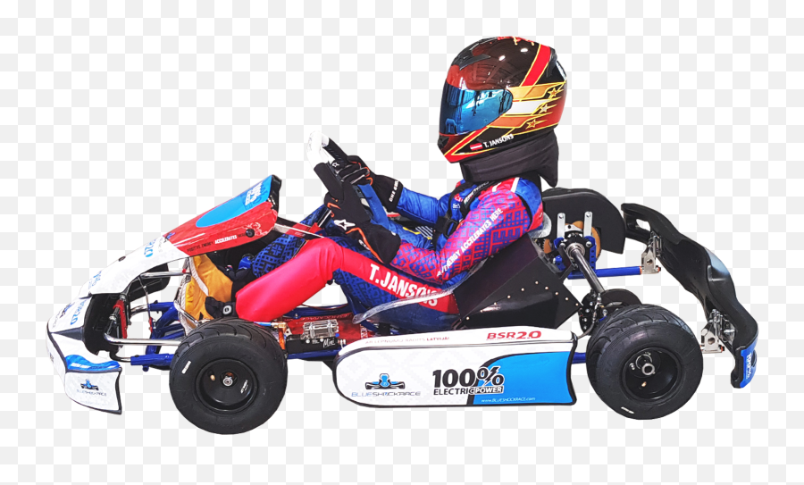 Electric Racing Karts - Blue Shock Race Electric Karts Synthetic Rubber Png,Go Kart Icon