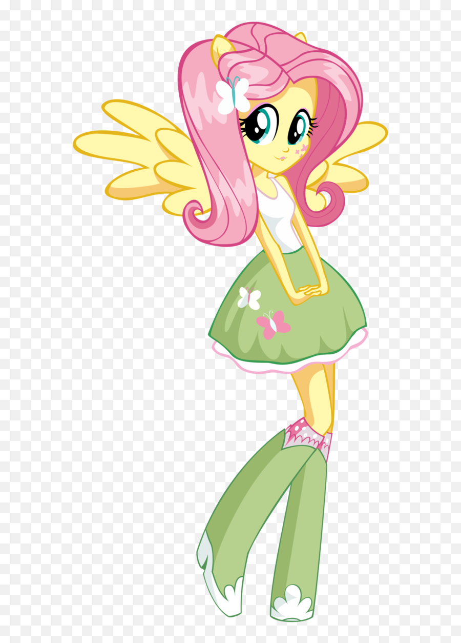Check Out This Transparent Equestria Girls - Shy Fluttershy Pony Equestria Girl Fluttershy Png,Fluttershy Icon