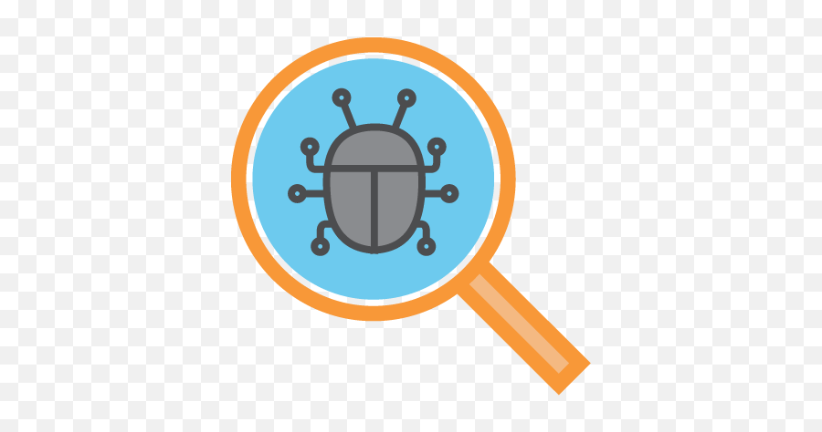 Software Test Icon - Bug Magnifying Glass Icon 400x401 Software Bug Testing Icon Png,Testing Icon Png