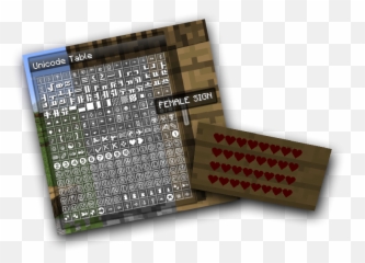 Color Code Gui 12 Colored Rainbow Text Unicode Symbols - Minecraft Unicodes png