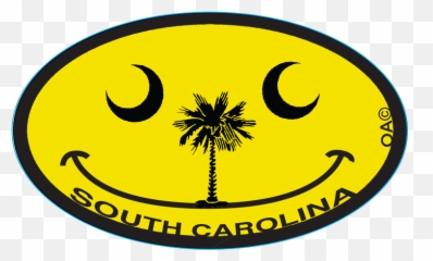 South Carolina Smiling Faces Large Sticker - Language png