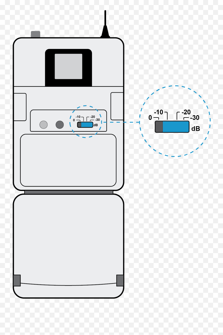 Set Up The Sennheiser Xsw 1 - Me3 Wireless Headset System With Vertical Png,Can't See Volume Icon