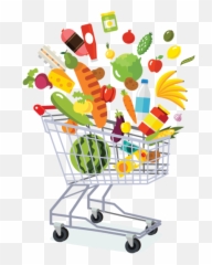 Ayer Shop U0027n Save Grocery Store - Graphic Full Shopping Cart png