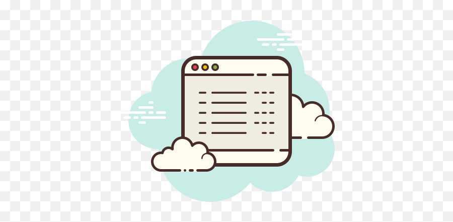 Transaction List Icon In Cloud Style - Aesthetic App Icons Clouds Png,Transaction Icon