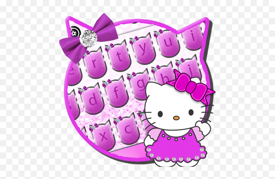 Hello Kitty Keyboard - Cute Pink Kitty Keyboard Apk 10 Girly Png,Hello Kitty Icon