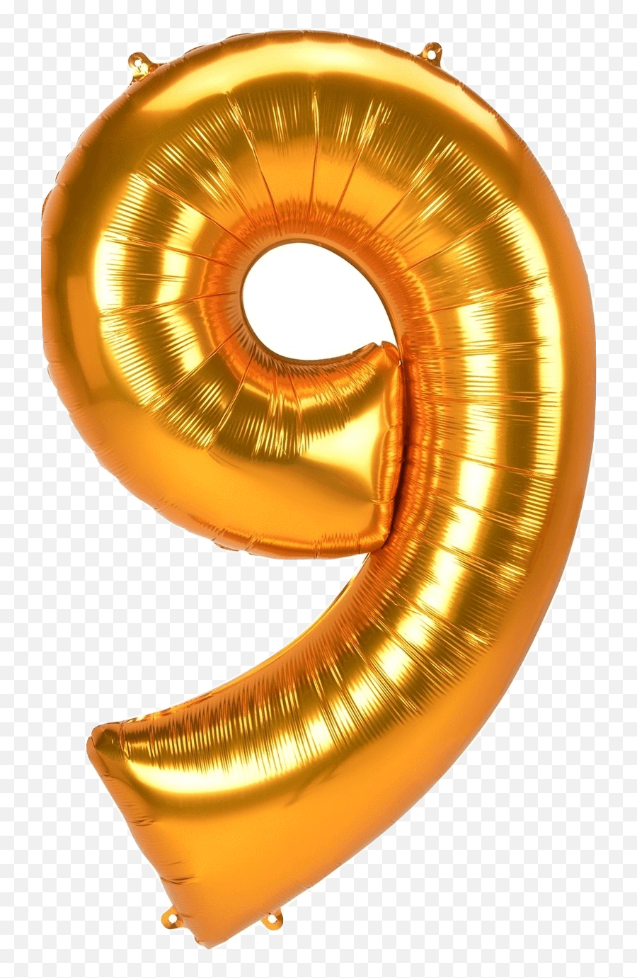 53 Jumbo Gold Number Balloons Png In Chrome Icon