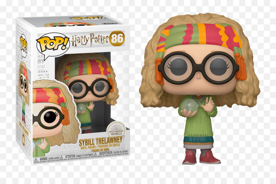 Harry Potter U2013 Professor Sybill Trelawney Funko Pop Vinyl Figure - Funko Pop Harry Potter Professor Trelawney Png,Harry Potter Glasses Transparent