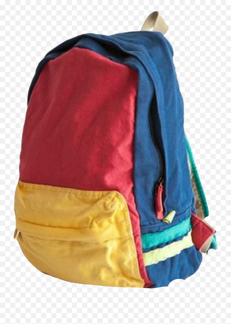 Png Polyvore 80s 90s Retro Thrifting - Blue Red Yellow Backpack,90s Png