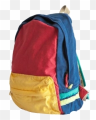 Png Polyvore 80s 90s Retro Thrifting - Blue Red Yellow Backpack,90s Png