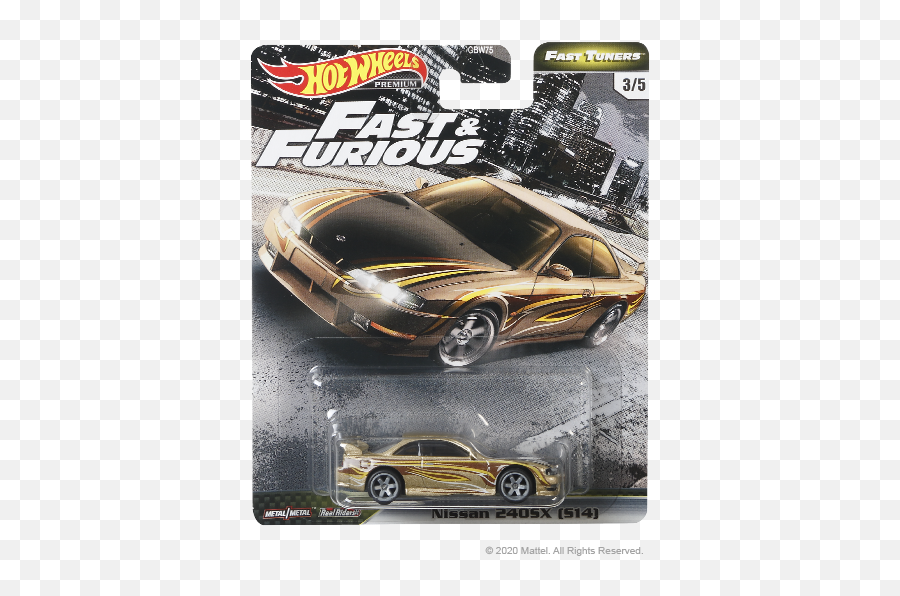 Hot Wheels Premium Fast U0026 Furious Turner Set - Nissan 240sx S14 Nissan S14 Fast And Furious Hot Wheels Png,Hot Wheels Car Png